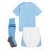 Manchester City Barnkläder Hemma matchtröja till baby 2023-24 Kortärmad (+ Korta byxor) Billigt